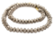 Mali Silver Bicone Beads - Full Strand of African Metal Saucer Spacer Beads - The Bead Chest (11x16mm)